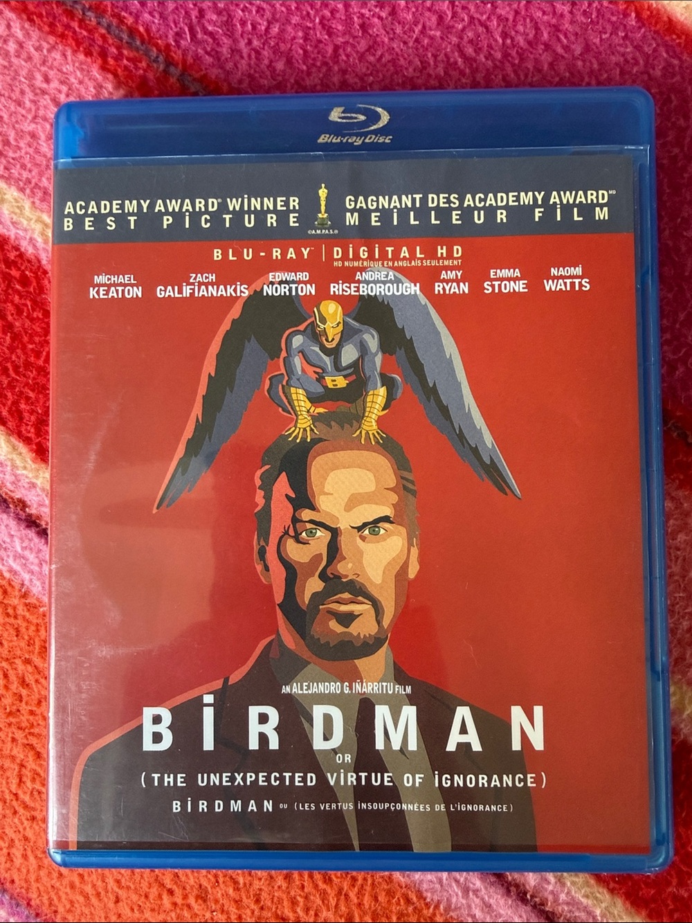 Birdman Blu-ray Disc - Red Cover Artwork